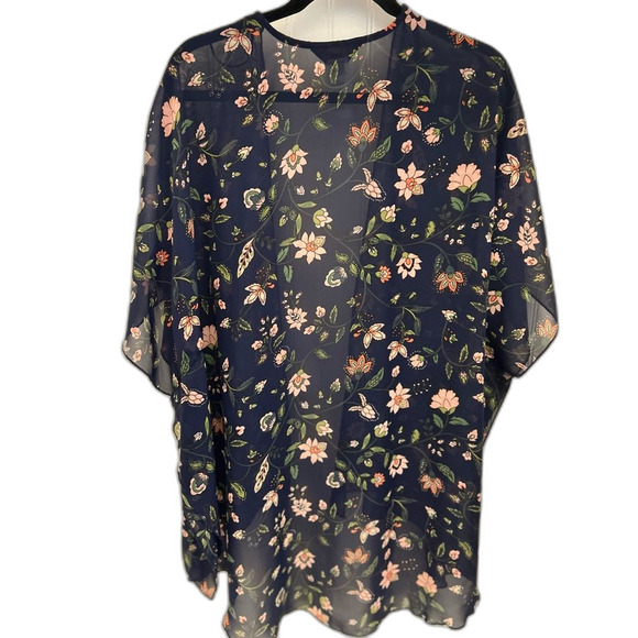 💙Light & Breezy Floral Kimono-styleJacket - Picture 3 of 3